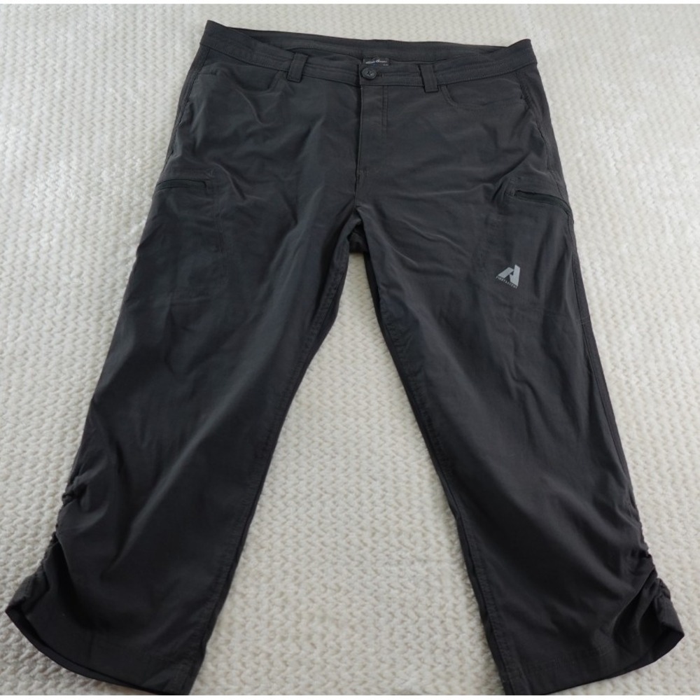 Eddie Bauer Women Size 16 Black Athlethic Ankle Pants